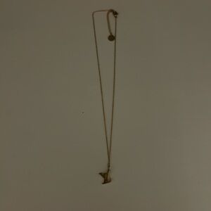 LV necklace pendant in gold